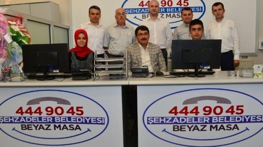 Şehzadeler Belediyesi’nde ‘beyaz Masa’ Kuruldu