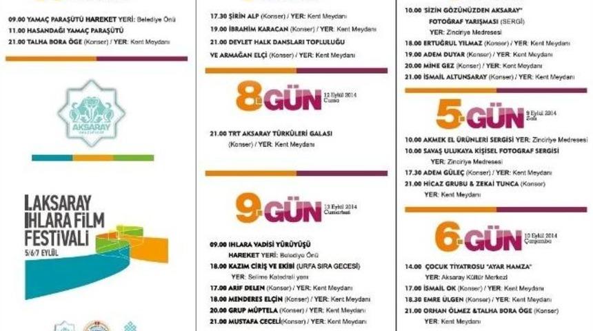 Aksaray&rsquo;da Festival Coşkusu Başlıyor