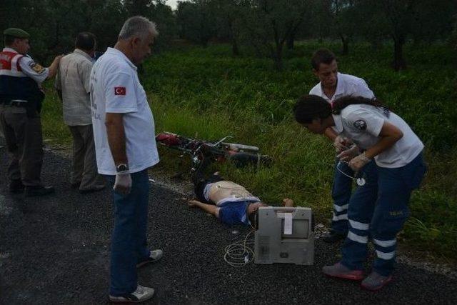 Tırla Çarpışan Motosiklet Sürücüsü Öldü