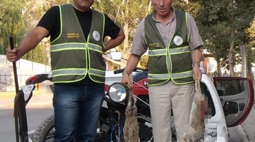 Gece Avı Yapan 4 Kişi Yakalandı