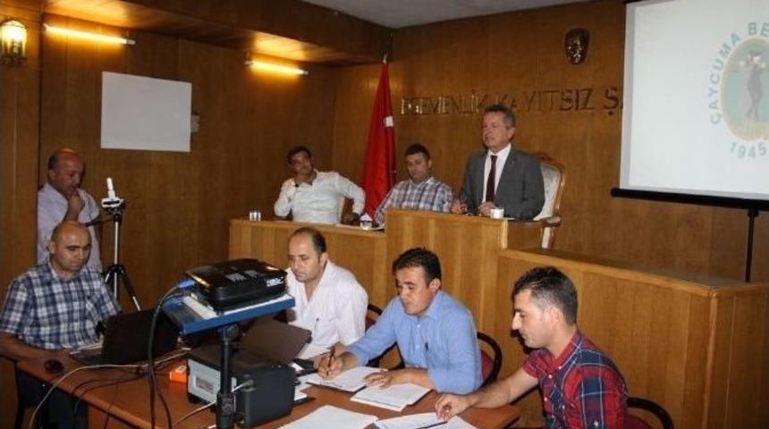 &Ccedil;aycuma Belediyesi Eyl&uuml;l Ayı Meclis Toplantısını Yaptı
