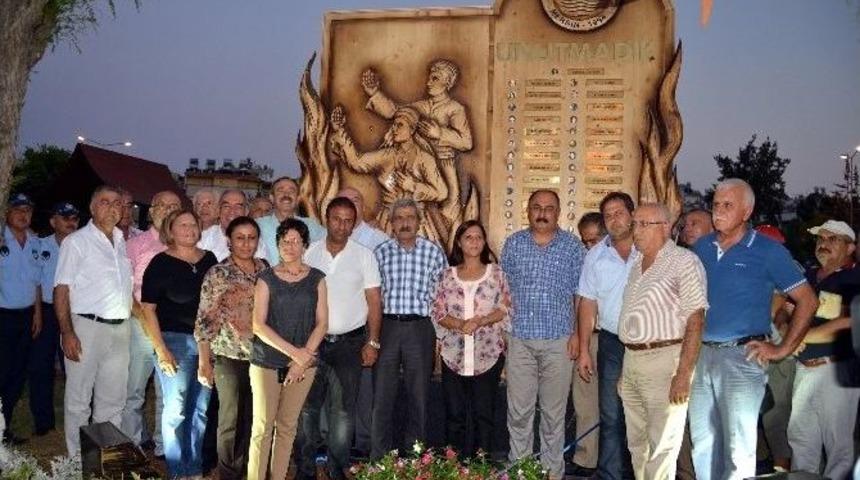 Mersin&rsquo;de, Madımak Oteli&rsquo;nde Yaşamını Yitirenler Anısına Park