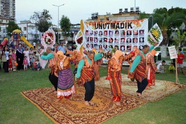 Mersin’de, Madımak Oteli’nde Yaşamını Yitirenler Anısına Park 1