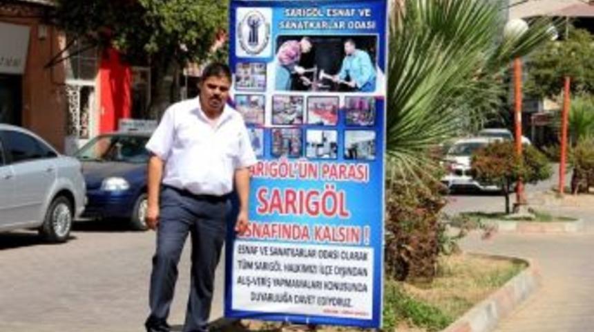 Sarıg&ouml;l&rsquo;de Esnafa Destek Kampanyası