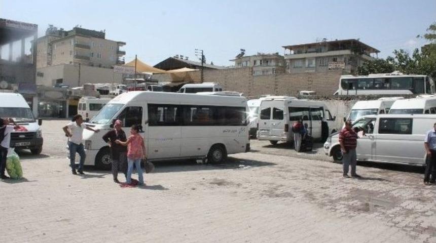 Şof&ouml;rler Terminalin Taşınmasını Protesto Etti