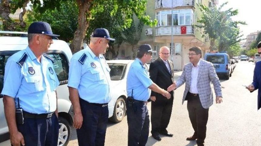 Başkan &Ccedil;elik&rsquo;ten Zabıta Teşkilatına Ziyaret