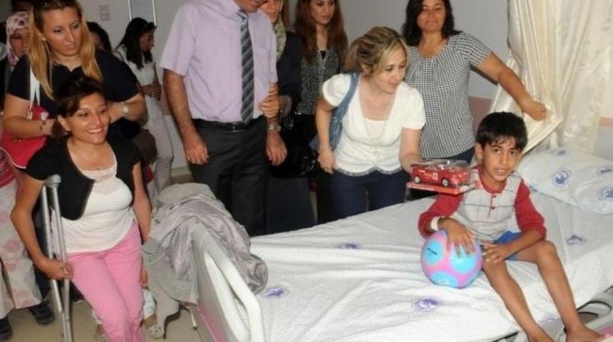 Afyonkarahisar Belediyesi Engelliler Meclisinden Yaralı Gazzeliler&rsquo;e Ziyaret