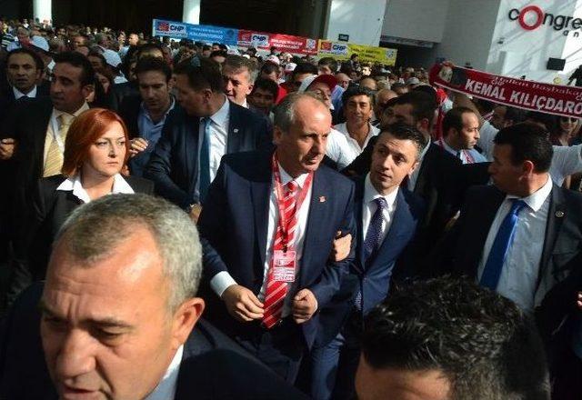 Chp Genel Başkanlığına Adaylığını Açıklayan İnce, Kurultaya Yürüyerek Geldi