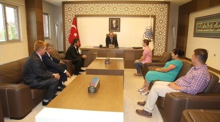 Sel&ccedil;uklu&rsquo;ya Kardeş Şehirden Ziyaret