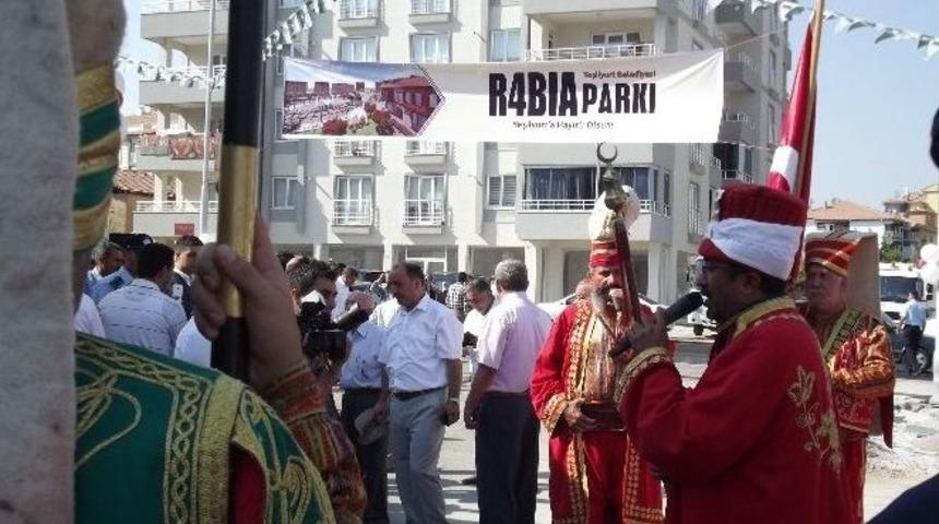 R4bıa Parkı&rsquo;nın Temeli T&ouml;renle Atıldı
