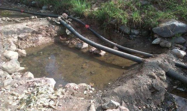 Arıklarda Azalan Sulama Suyu Borulara &Ccedil;ekildi 1