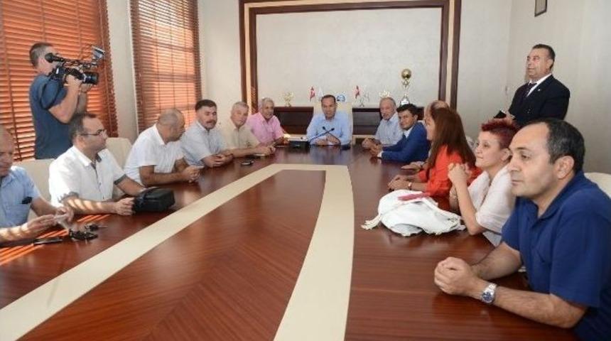 Sendika Y&ouml;neticileri, Başkan S&ouml;zl&uuml;&rsquo;den Destek İstedi