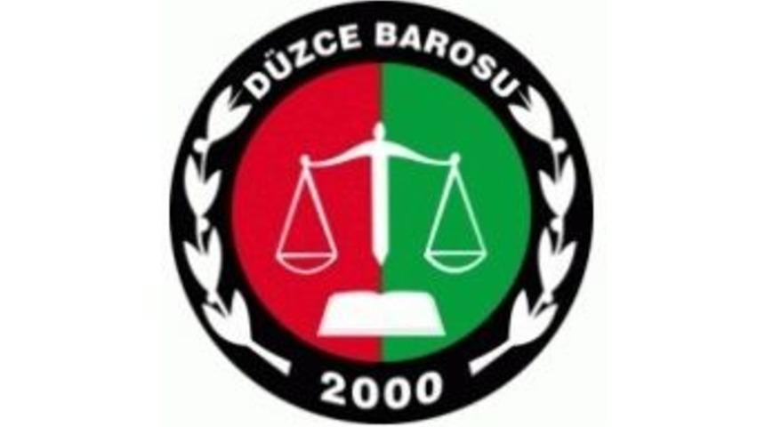 D&uuml;zce Barosundan Kınama