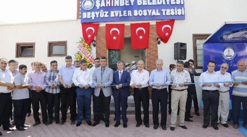 Şahinbey Belediyesi&rsquo;nin 66. Sosyal Tesisinin A&ccedil;ılışı Yapıldı