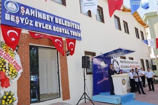 Şahinbey Belediyesi’nin 66. Sosyal Tesisinin Açılışı Yapıldı