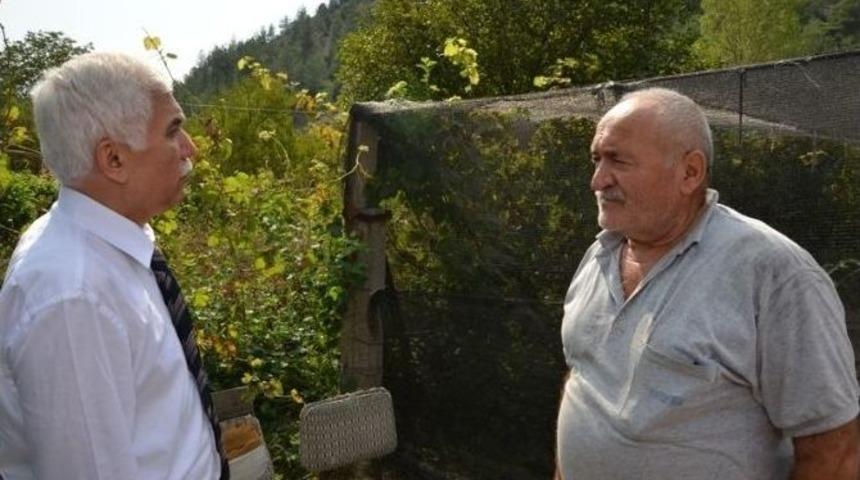 Vali Orhan Alimoğlu S&uuml;t Ke&ccedil;isi &Ccedil;iftliğini Ziyaret Etti