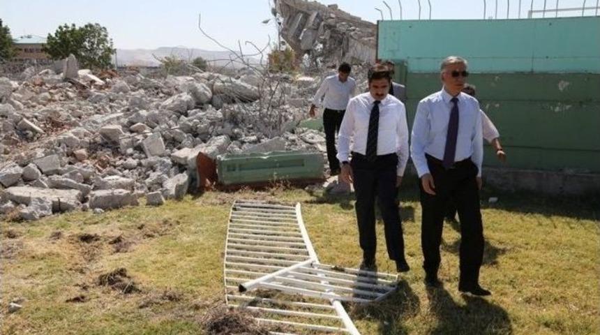 Vali Ataklı Dağılgan Stadyumu&rsquo;nda İncelemelerde Bulundu