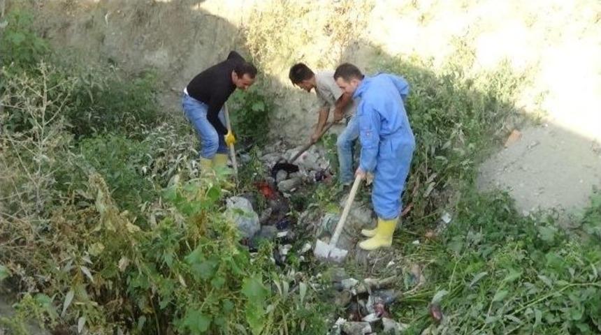 Dereyi Kendi İmkanları İle Temizlediler