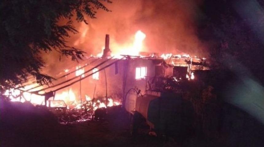 Kula&rsquo;da Ev Yangını