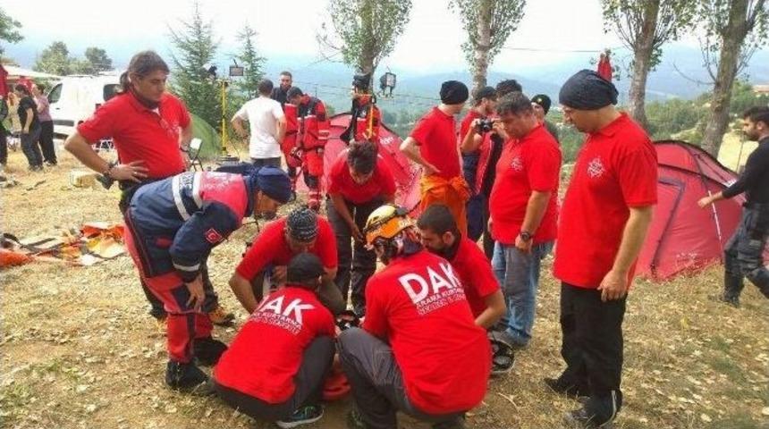 Eskişehir&rsquo;de Mağarada Arama Kurtarma &Ccedil;alıştayı