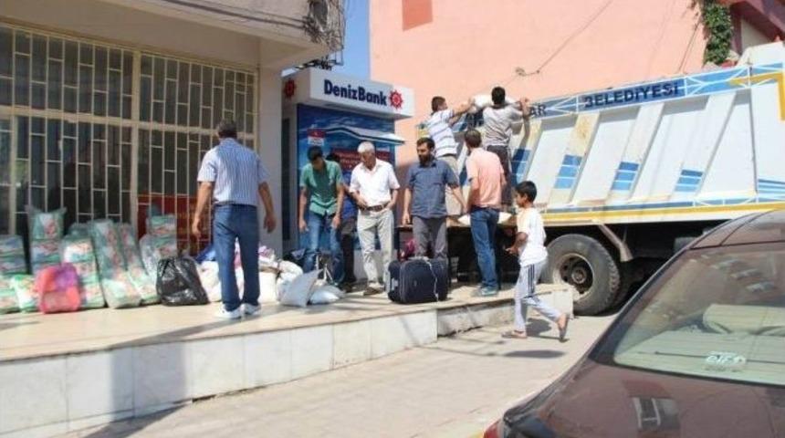 Dicle Belediyesi&rsquo;nden Yezidilere Yardım
