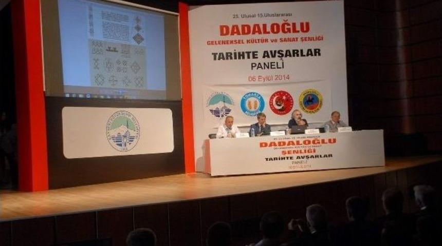 Dadaloğlu Şenlikleri Panel İle Başladı