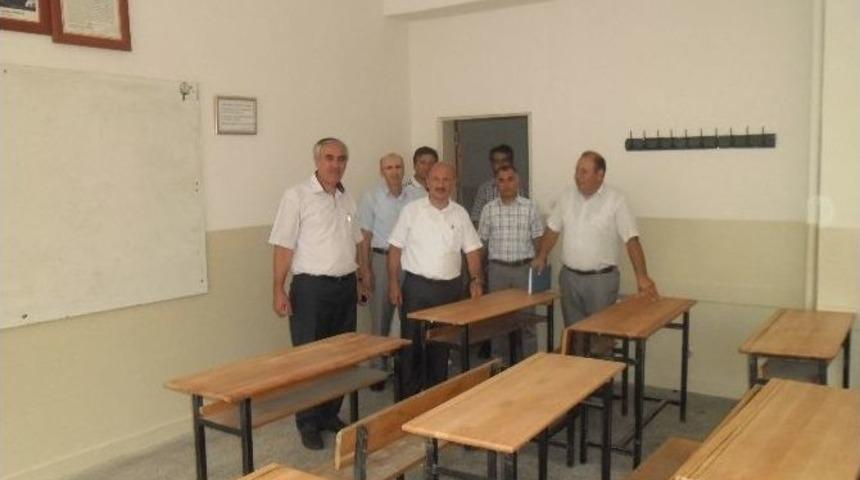 İl&ccedil;e Milli Eğitim M&uuml;d&uuml;r&uuml;nden, Okullara İnceleme