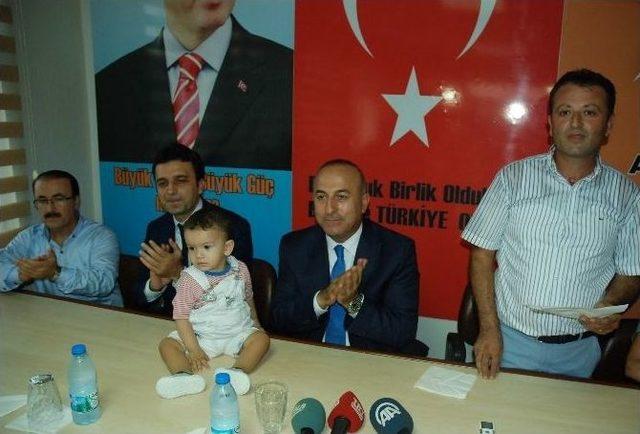 Bakan Çavuşoğlu, Manavgatlılara Teşekkür Etti