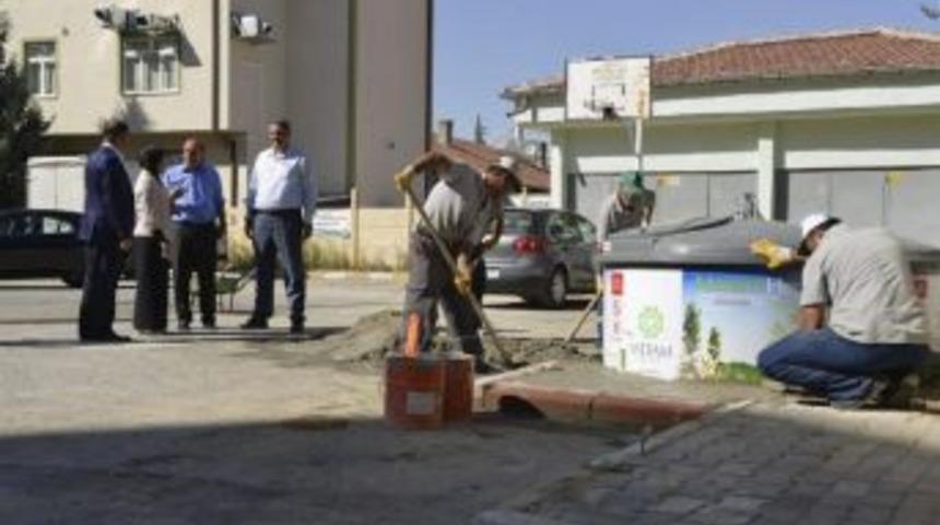 Meram&rsquo;da Yer Altı Konteynerler Yaygınlaştırılıyor