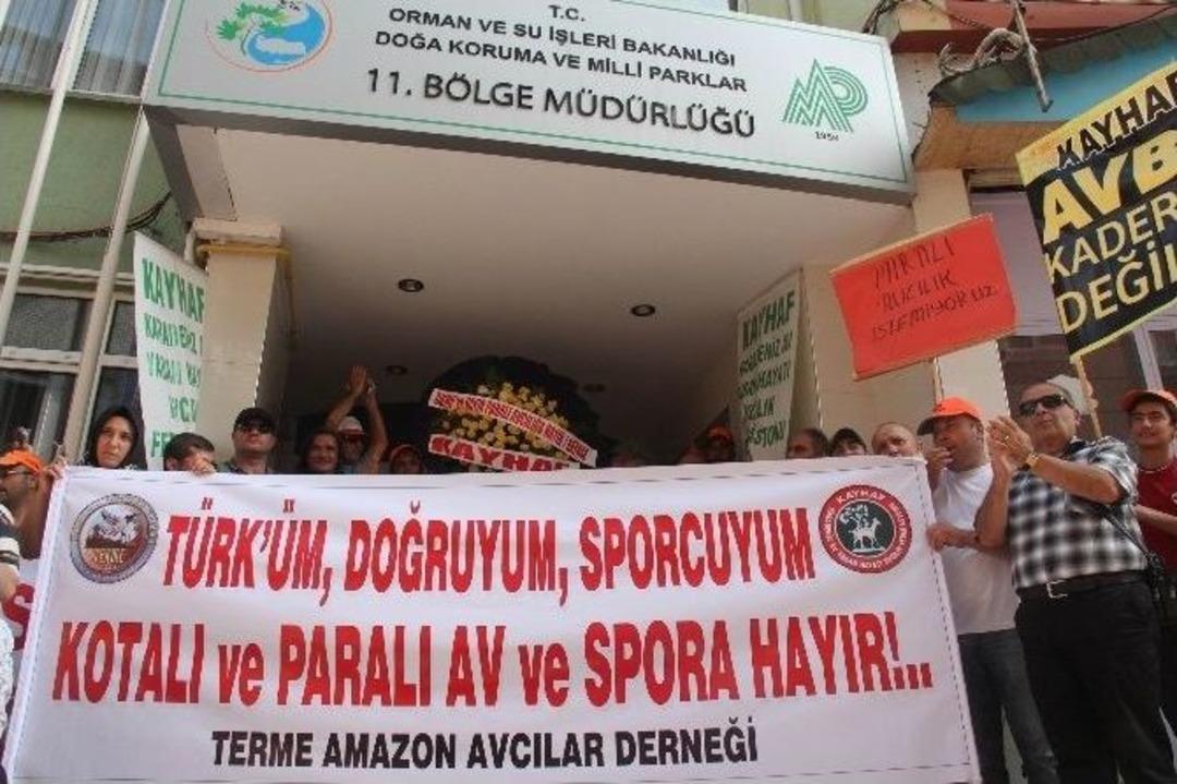 Avcılardan Paralı Avlanmaya Tepki Eylemi