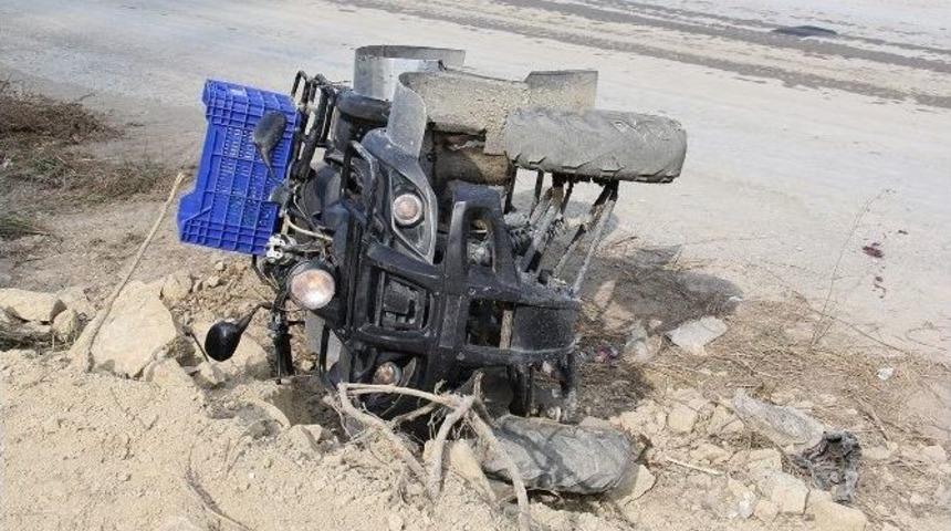 Atv Devrildi: 1 Yaralı