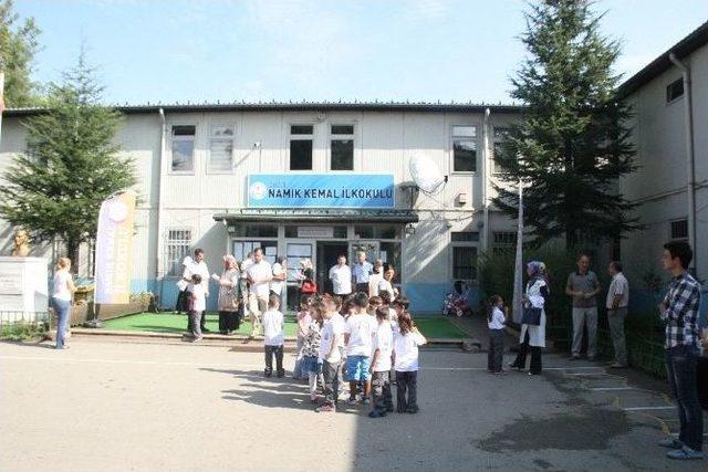 Düzce’de Minikler İçin Ders Zili Erken Çaldı