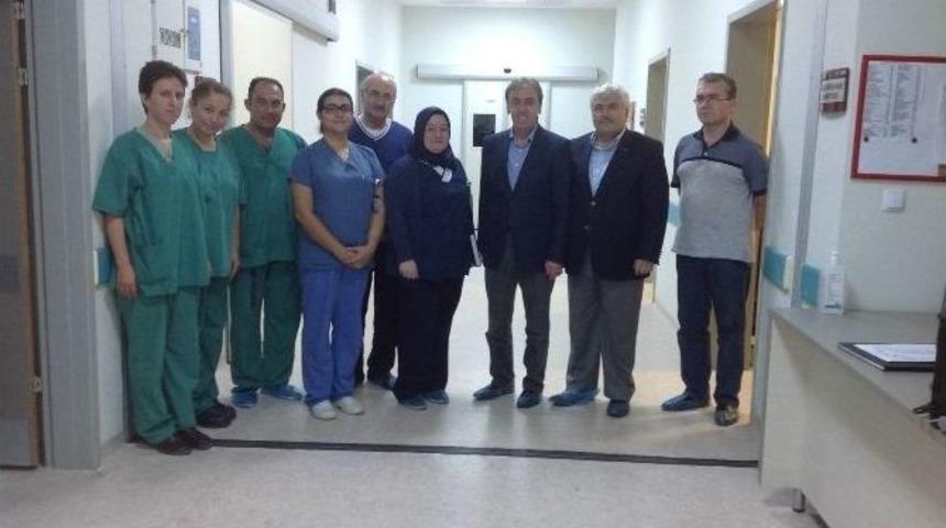 Vural Kavuncu&rsquo;dan Hastane Ziyareti