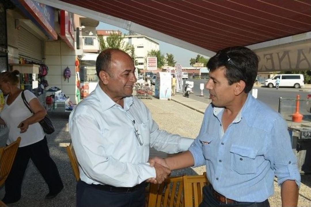 &Ccedil;iğli&rsquo;nin Başkanı Arslan Hemşehrileriyle Elele