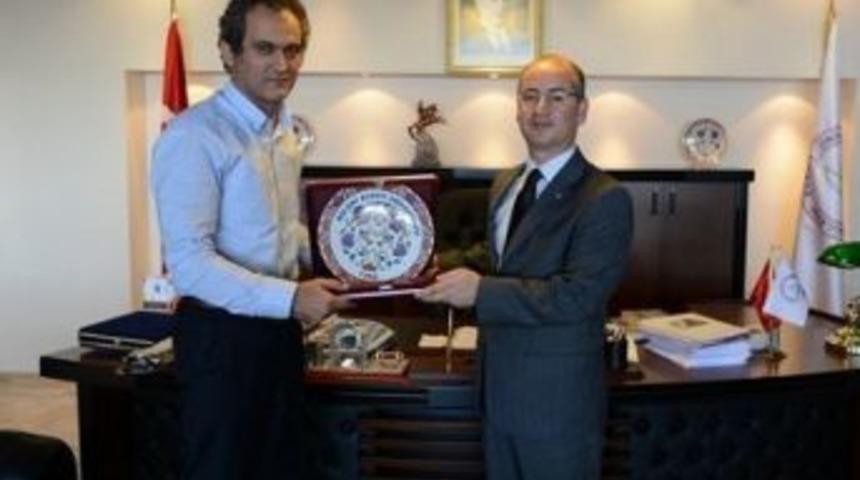 &Ccedil;aycuma Kaymakamı&rsquo;ndan Veda Ziyareti