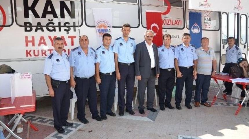 Zabıtalardan Kan Bağışı