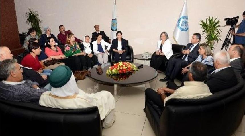 Pyd Eşbaşkanı Abdullah&rsquo;tan B&uuml;y&uuml;kşehir Belediyesi&rsquo;ne Ziyaret