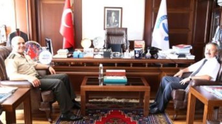 Albay &Ouml;lmez&rsquo;den Rekt&ouml;r Acar&rsquo;a Ziyaret