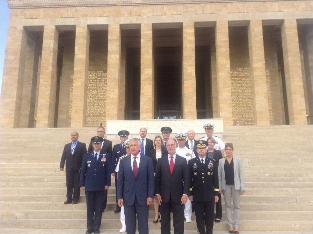 Abd Savunma Bakanı Hagel Ankara&rsquo;da