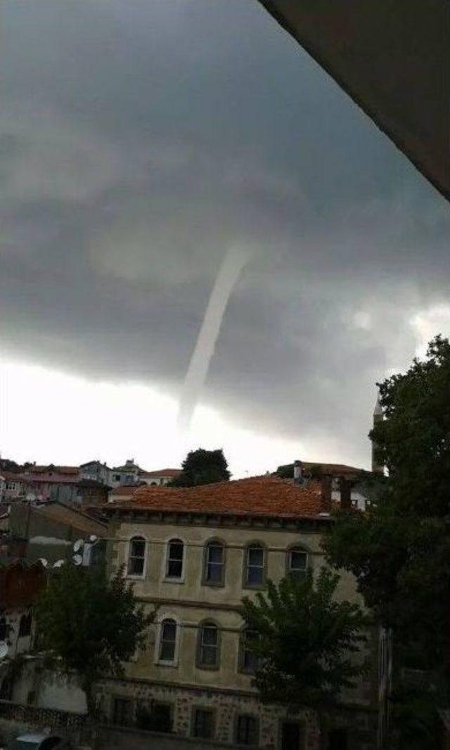 Amasra’da Hortum Paniği Yaşandı