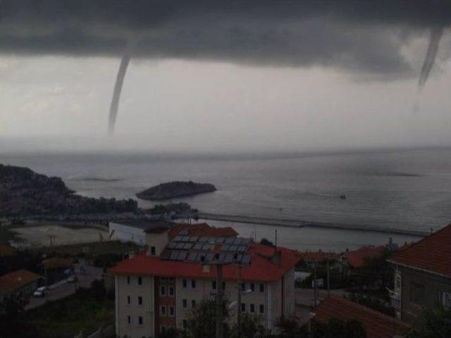 Amasra’da Hortum Paniği Yaşandı