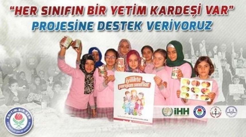 Eğitim-bir-sen&rsquo;den Yetimlere Şefkat Eli