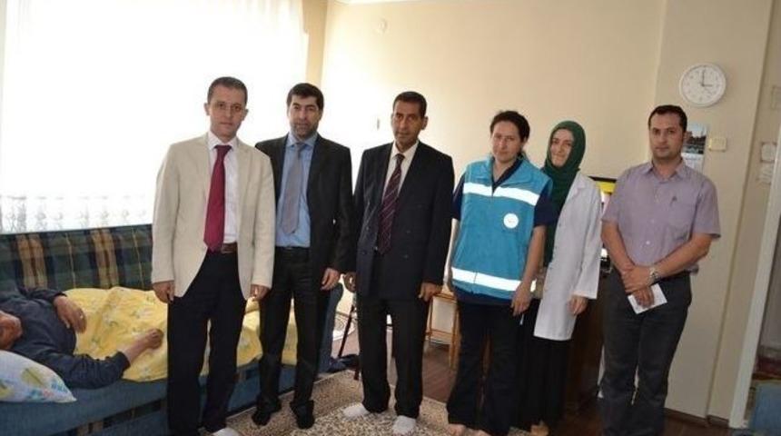 Bilecik&rsquo;te Evde Sağlık Hizmeti Sunulan Hastalara Ziyaret