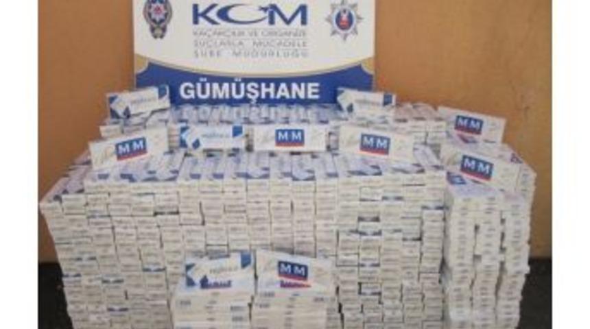 G&uuml;m&uuml;şhane&rsquo;de Ka&ccedil;ak Sigara Operasyonu