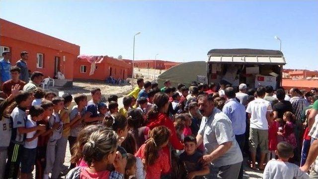 Kızılay’dan Sığınmacı Yezidilere İnsani Yardım