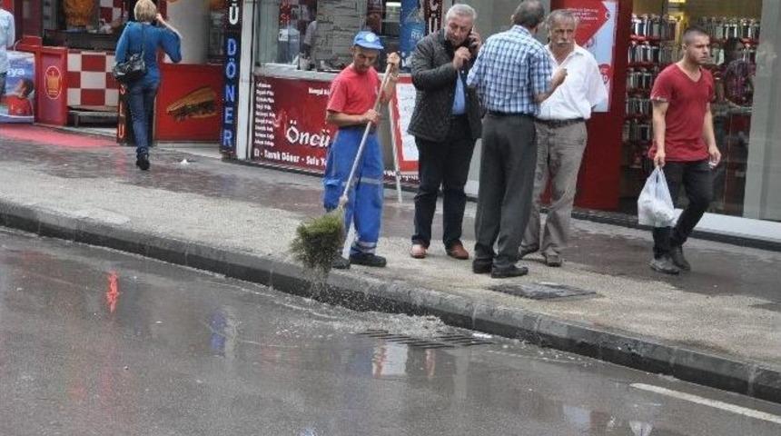 Zonguldak&rsquo;ta Şiddetli Yağış Etkili Oldu