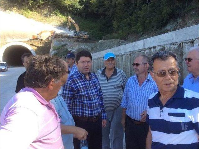 Tunç, Amasra Tüneli’nde Çalışmaları İnceledi