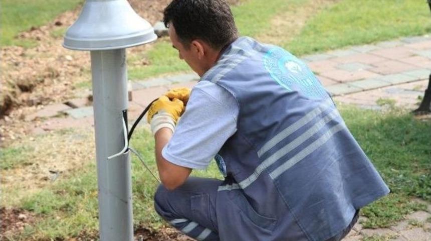 Odunpazarı&rsquo;nın Parkları Aydınlanıyor