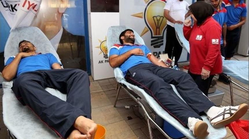 Şehitkamilli Sporculardan 1 Kan 3 Can Kan Bağışına Destek