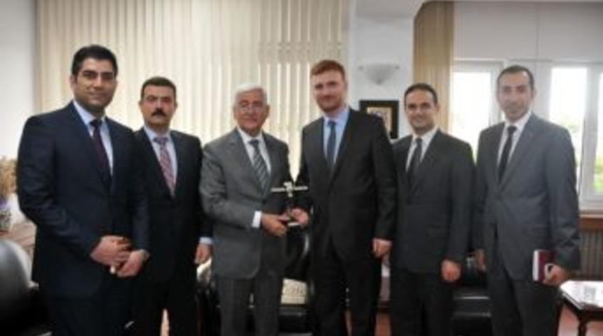 T&uuml;rksat Yetkililerinden Vali Koca&rsquo;ya Ziyaret